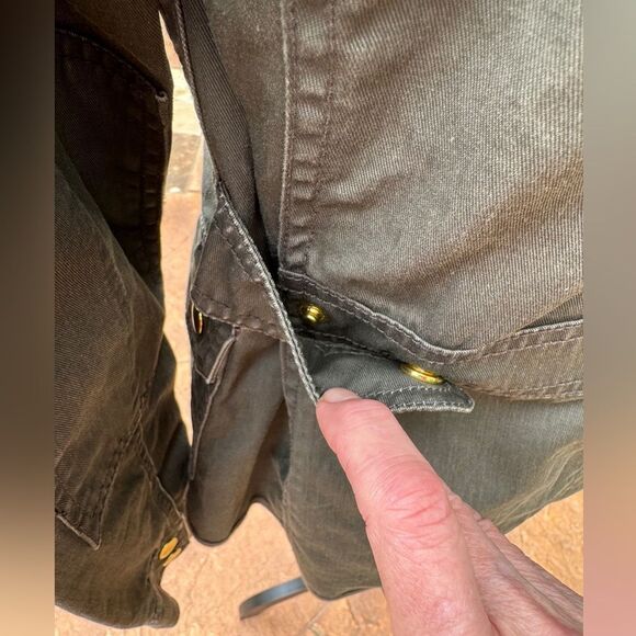 j crew downtown field jacket green lightweight utility coat Size XS - Picture 6 of 10